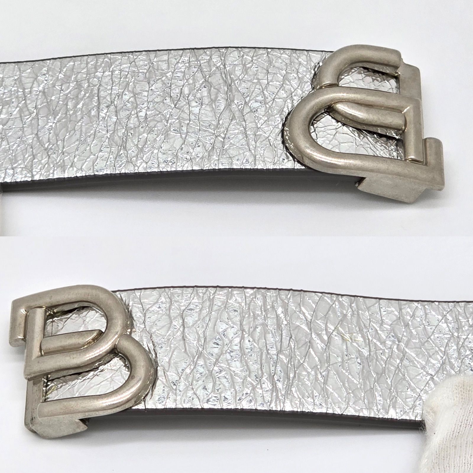 バレンシアガ ジャイアント レザー ブレスレット  シルバー ブラック BALENCIAGA（ブレスレット）のフリマアイテム一覧