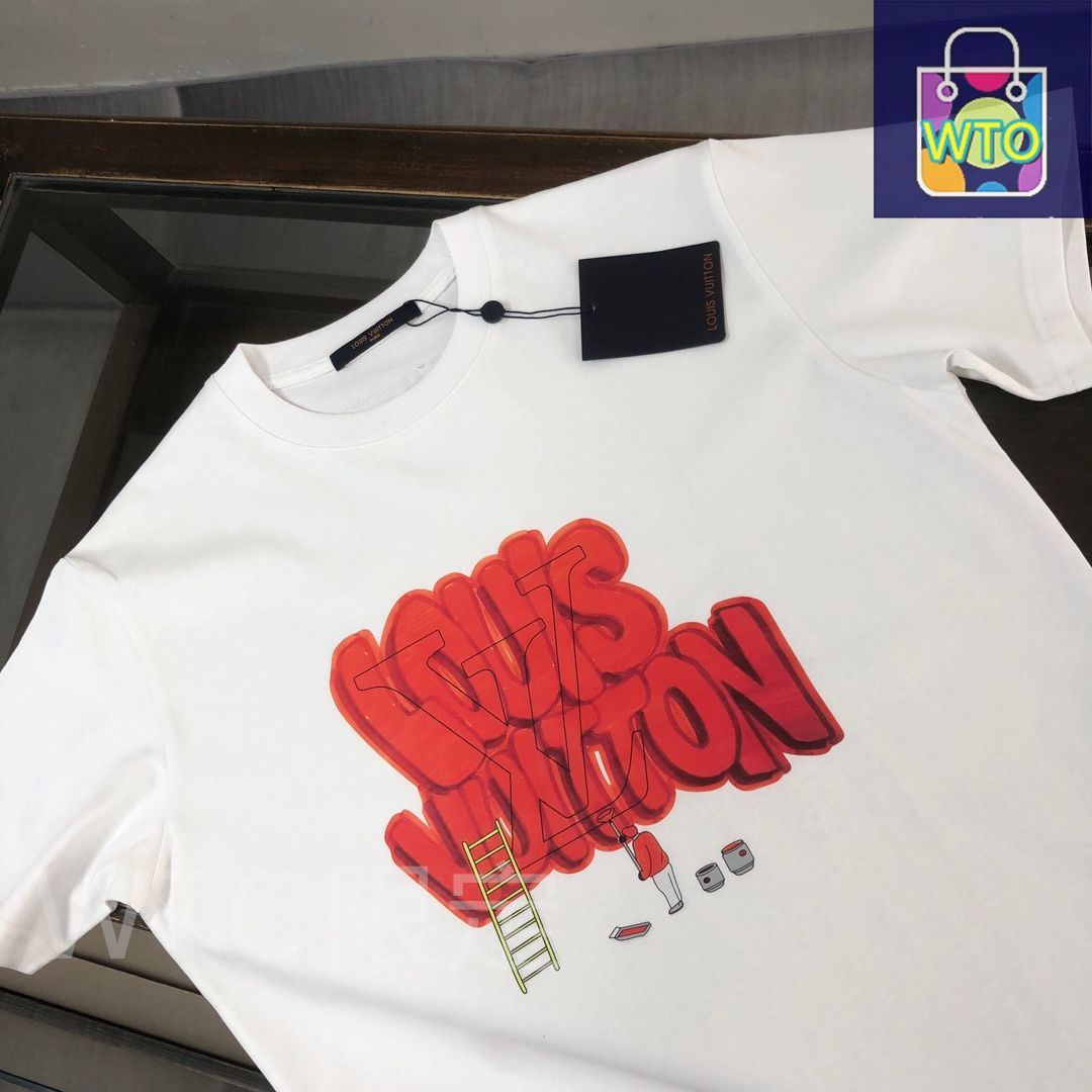本日限定特価】Louis Vuitton クルーネックTシャツ - 高品質