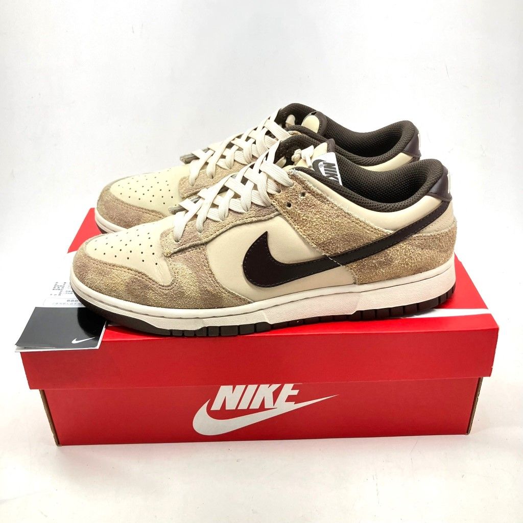 01w-1851 ナイキ NIKE Dunk Low PRM Animal Pack Cheetah/Safari ダンク ロー PRM  アニマルパック チーター/サファリ DH7913-200 27.0cm 箱付き メンズ 靴 スニーカー【中古品】