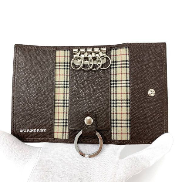 バーバリー ヴィンテージチェック ケース BURBERRY バーバリー 4連キーケース ノバチェック ヴィンテージ