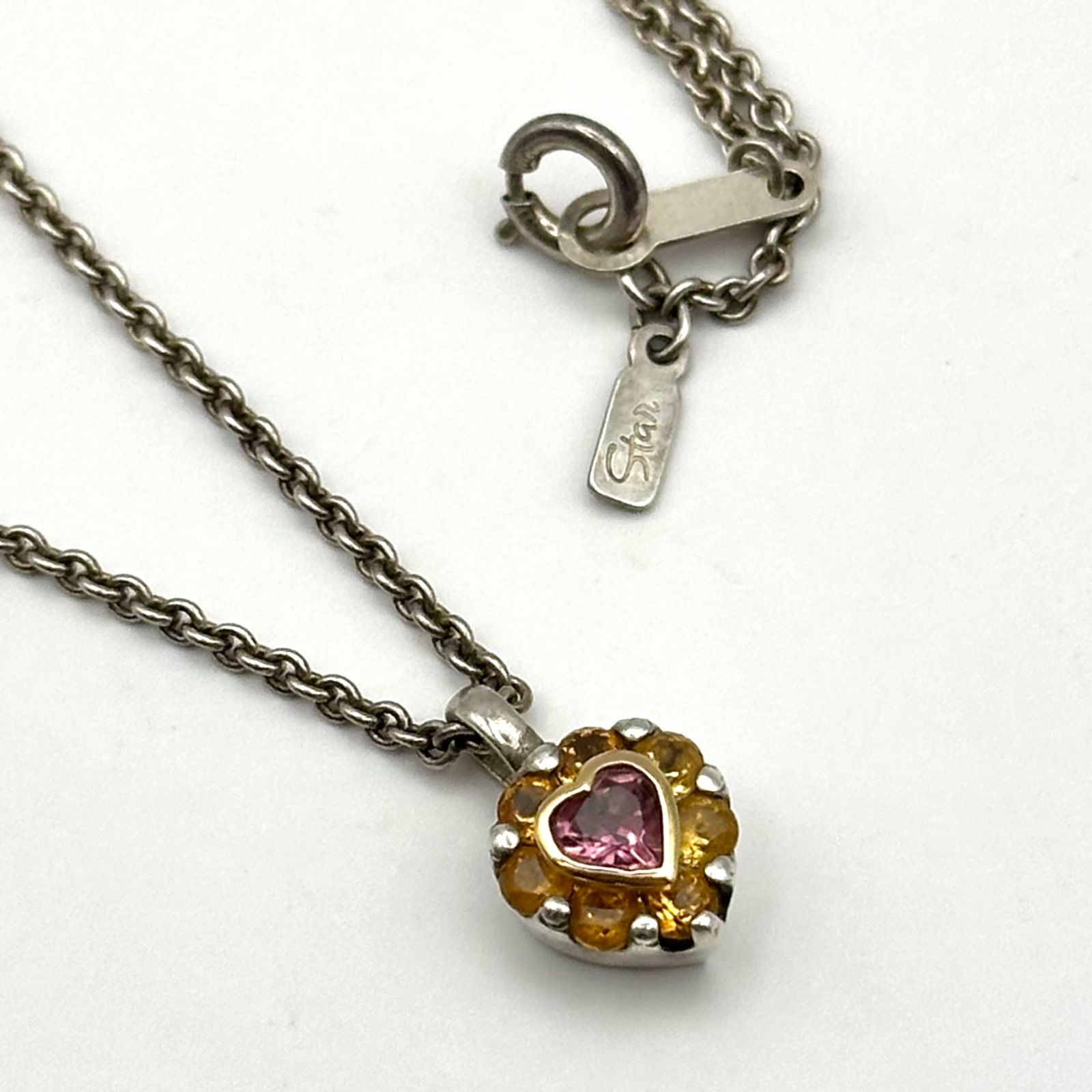 良品】Star Jewelry スタージュエリー ネックレス K18 SV925
