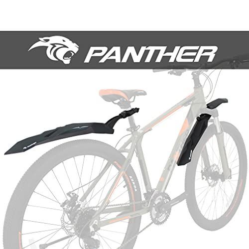 26?29inch_MTBマウンテンバイク専用 PANTHER (パンサー) スポーツ自転車フェンダー マッドガード 泥よけ 前後セット 簡単取り付け ロードバイク/クロスバイク/マウンテンバイク/ファットバイク/ビ