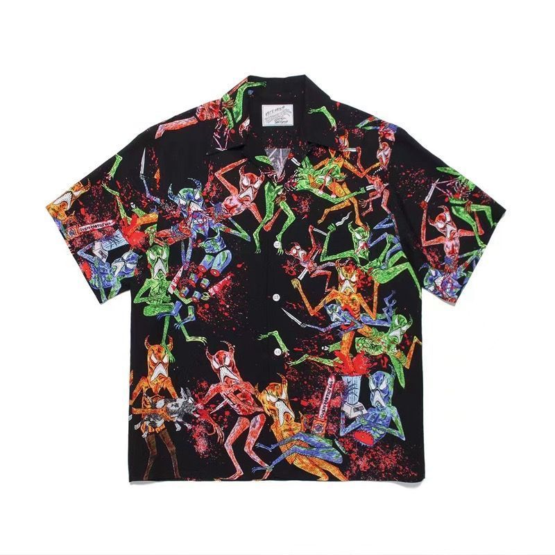 ✨極美品✨ WACKO MARIA x NECKFACE ハワイアンシャツ 半袖シャツ