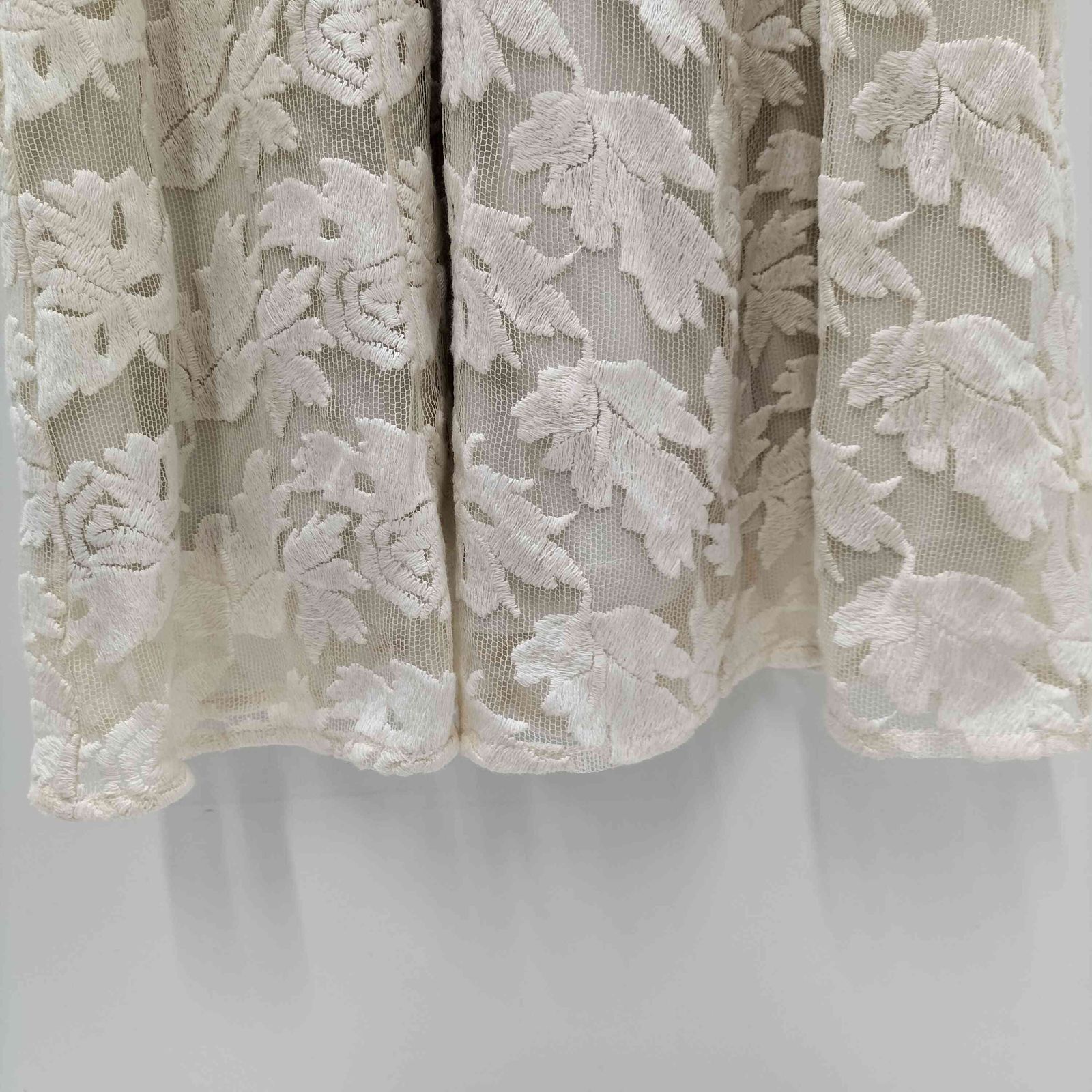 クラネ CLANE FLORAL EMBROIDERY LACE ONEPIECE レディース JPN