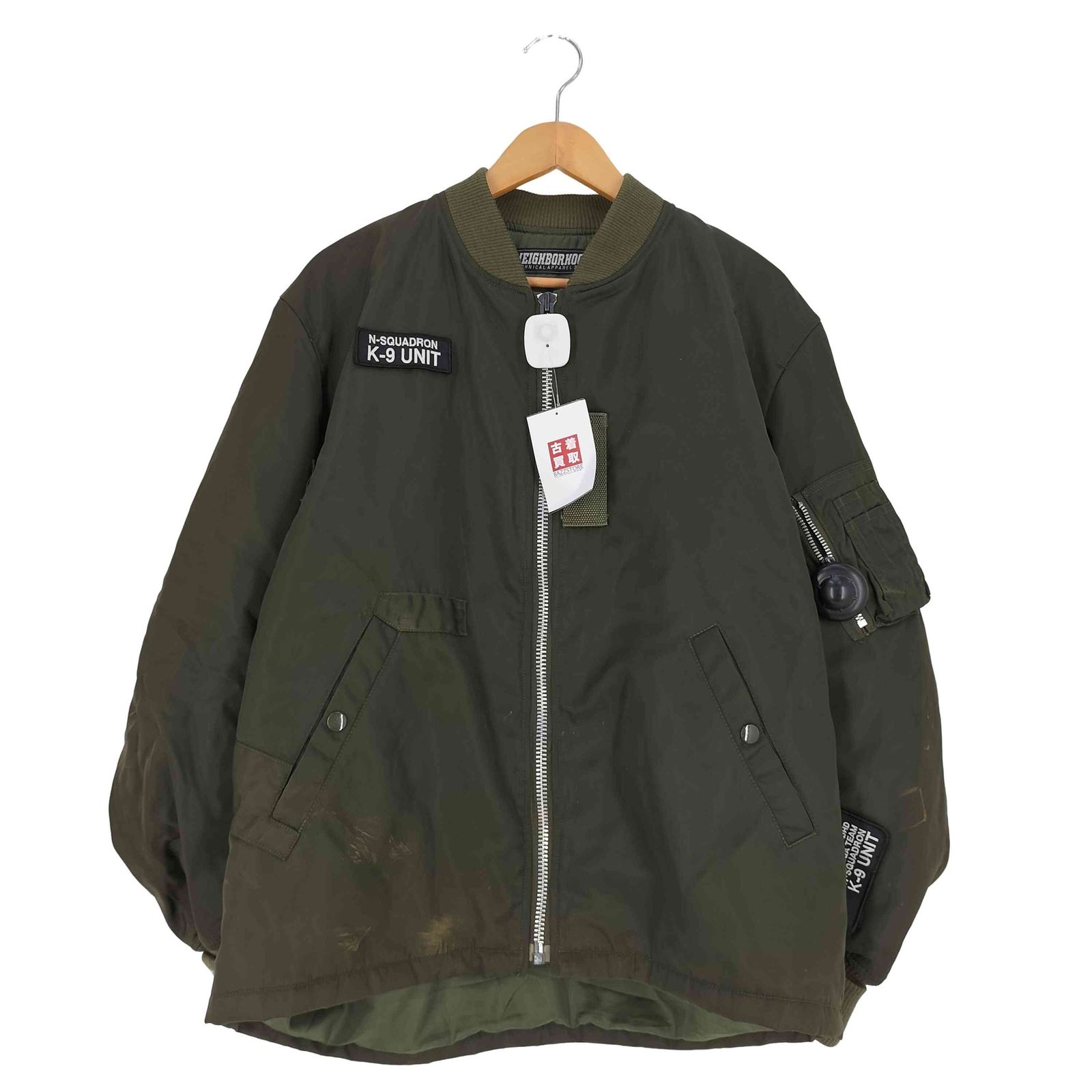 ネイバーフッド NEIGHBORHOOD 90s 初期 スカルタグ K-9 UNIT MA-1