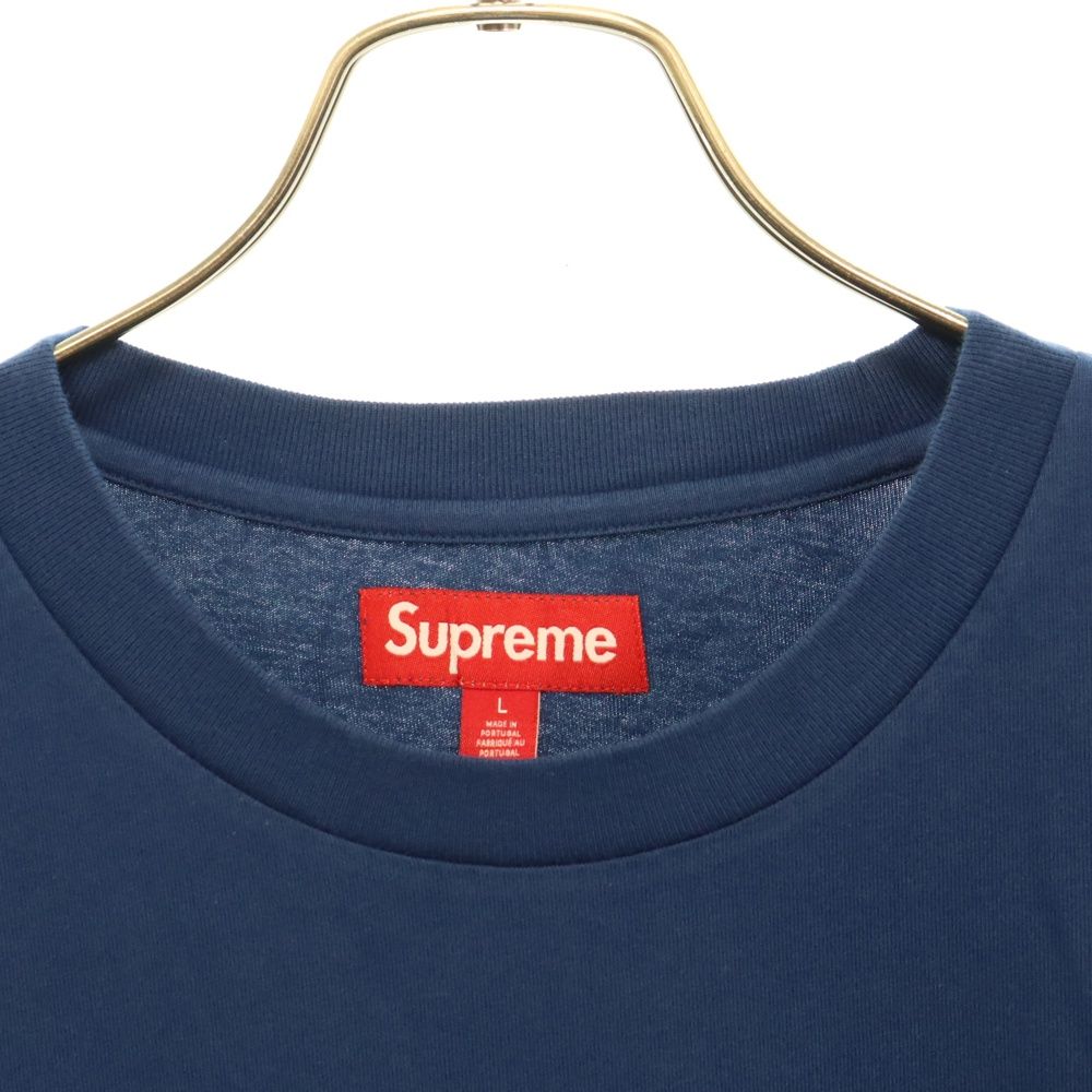 SUPREME (シュプリーム) 24SS Small Box L/S Tee スモールボックスロゴ ロングスリーブ 長袖Tシャツ ネイビー -  メルカリ