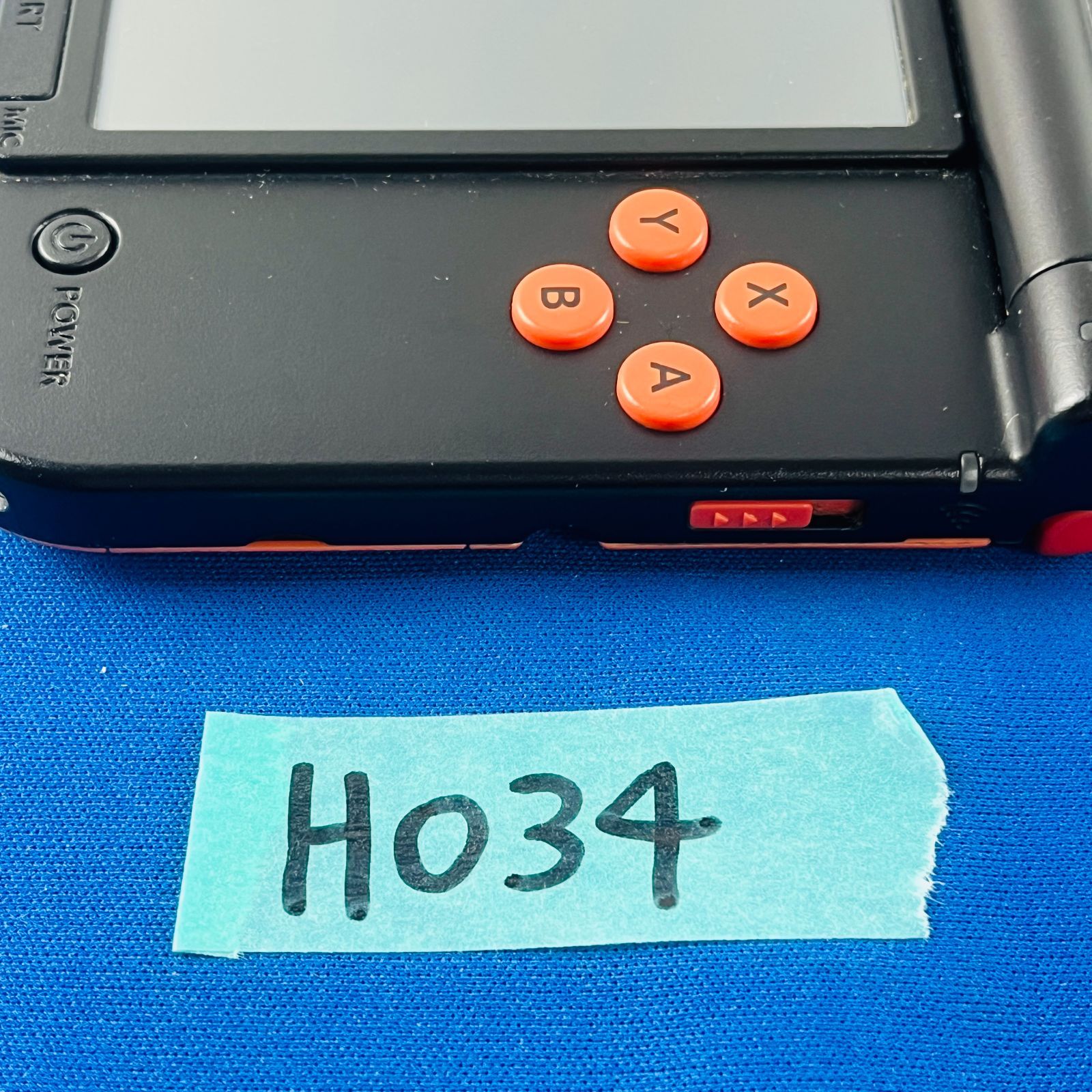 ◇H034【通電OK】ニンテンドー3DS LL 本体 オレンジxブラック 任天堂