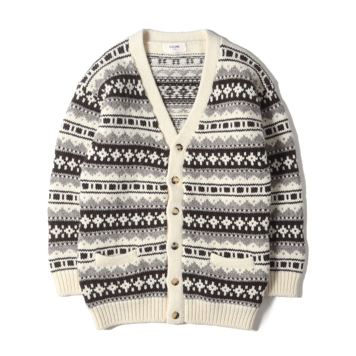 CELINE セリーヌ ブラッシュドモヘアニットカーディガン CELINE 22AW