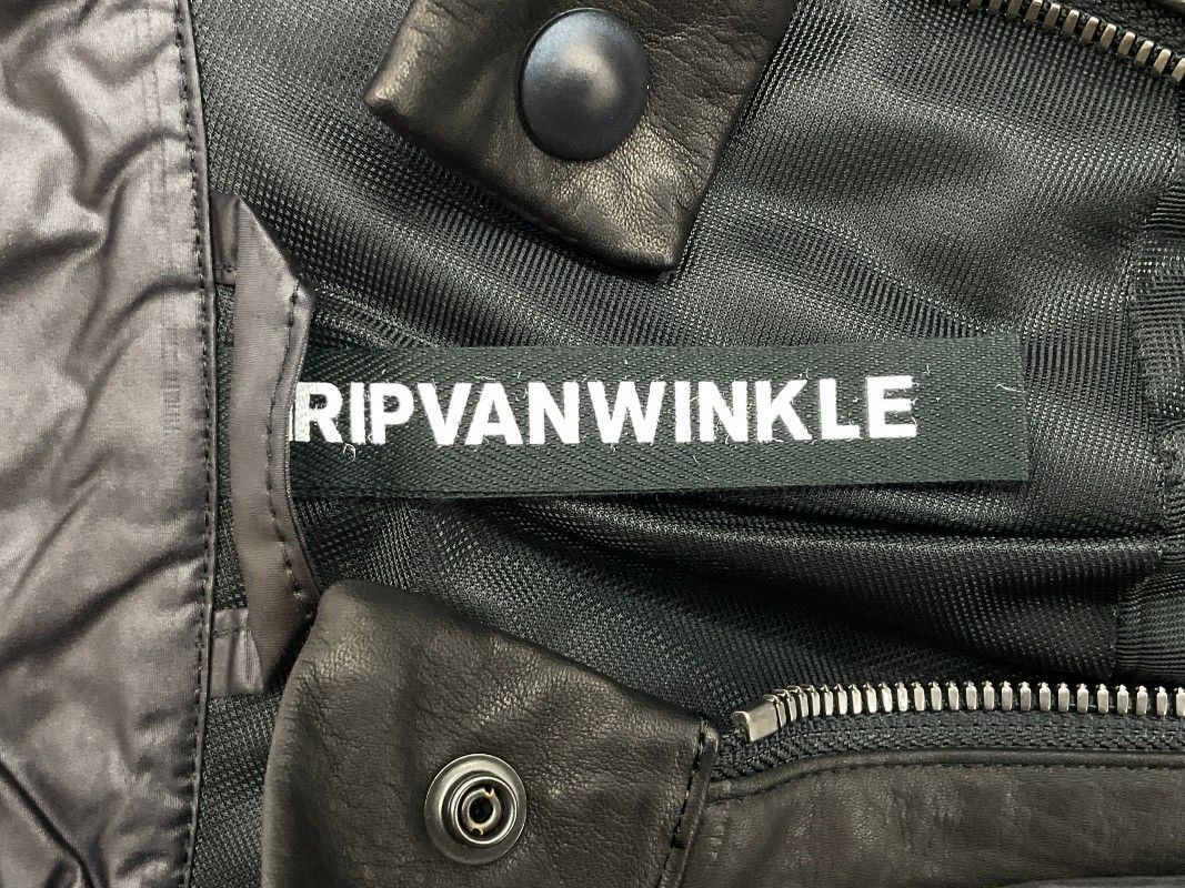 未使用 RIPVANWINKLE リップ アノラックジャージージャケット 3 RIPVANWINKLE リップヴァンウィンクル 3 ブラック ANORAK JERSEY