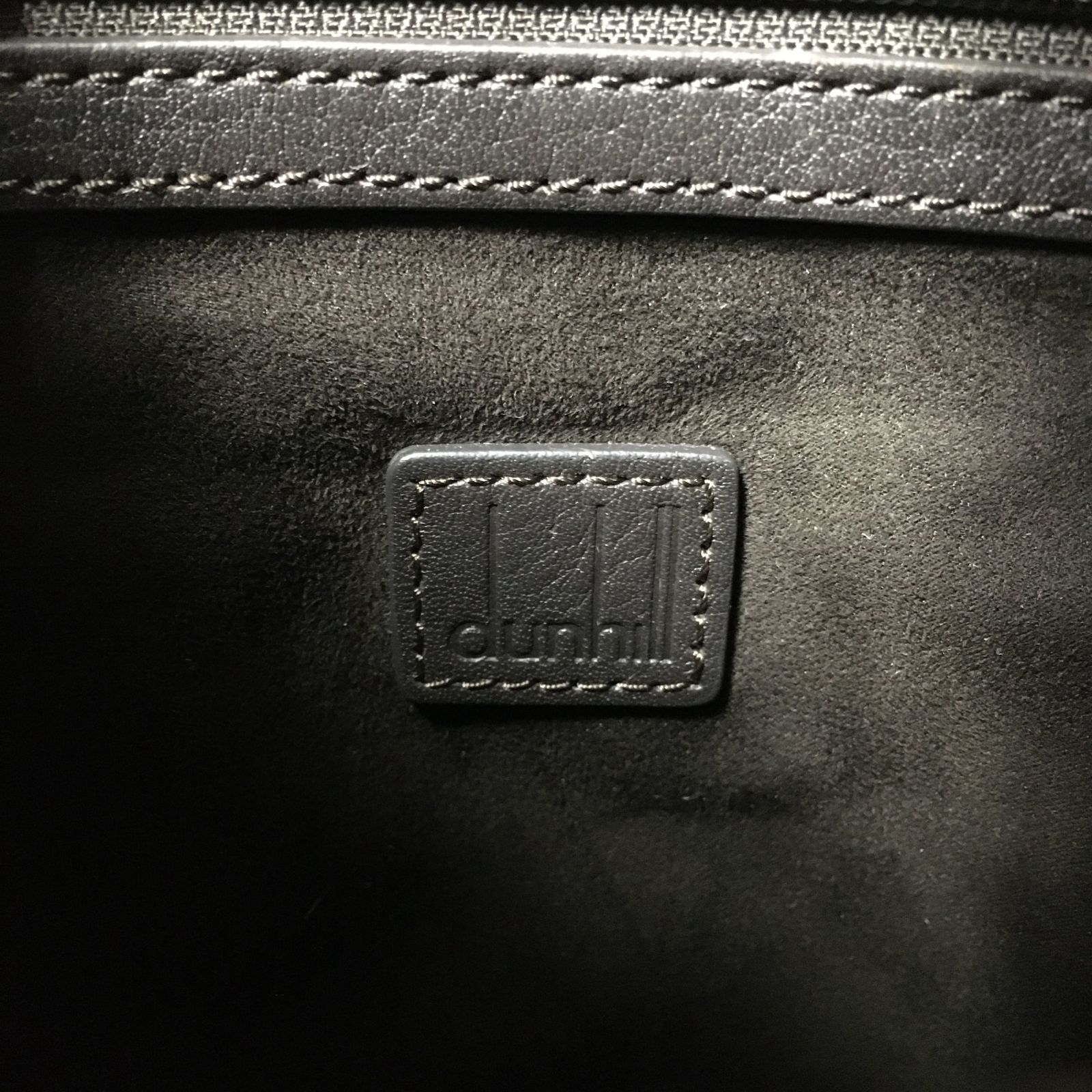 2506-93｜美品｜ダンヒル ショルダーバッグ ダークブラウン 総柄 Dunhill - 2506-93｜美品｜ダンヒル ショルダーバッグ ダーク