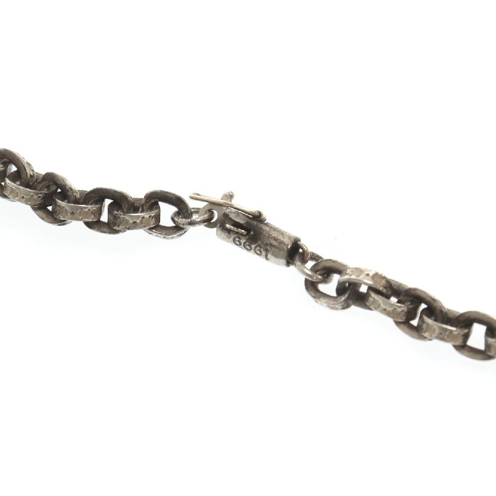 CHROME HEARTS (クロムハーツ) PAPER CHAIN 18 ペーパーチェーン18inch ネックレスチェーン シルバー