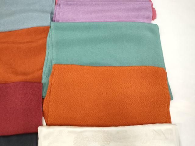 平和屋着物☆和装小物 上質な帯揚げ 10枚セット 逸品 AAAO8742ps