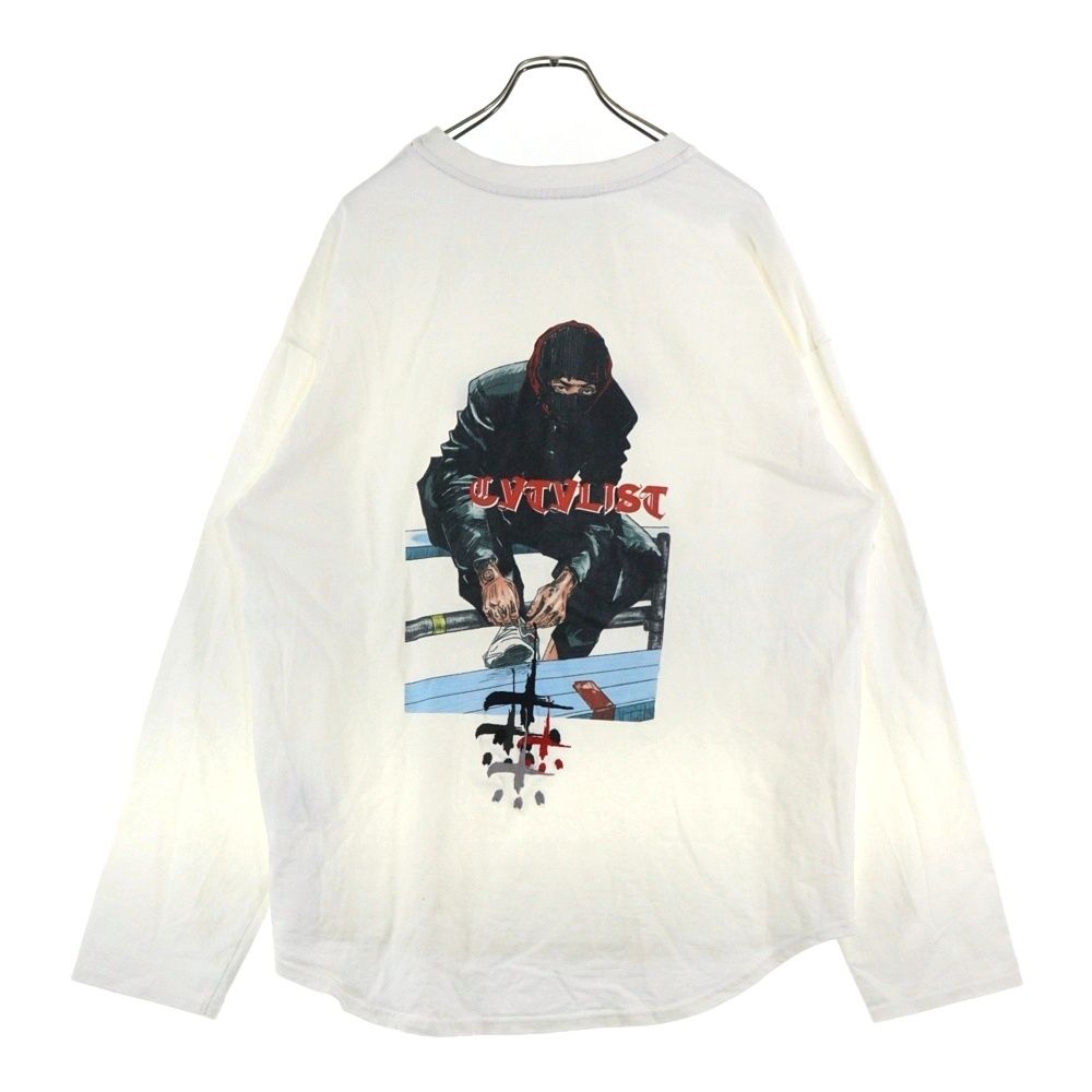 CVTVLIST カタリスト バックプリント ロングTシャツ カタリスト CVTVLIST 刺繍 バックプリント 長袖 Tシャツ ロンT