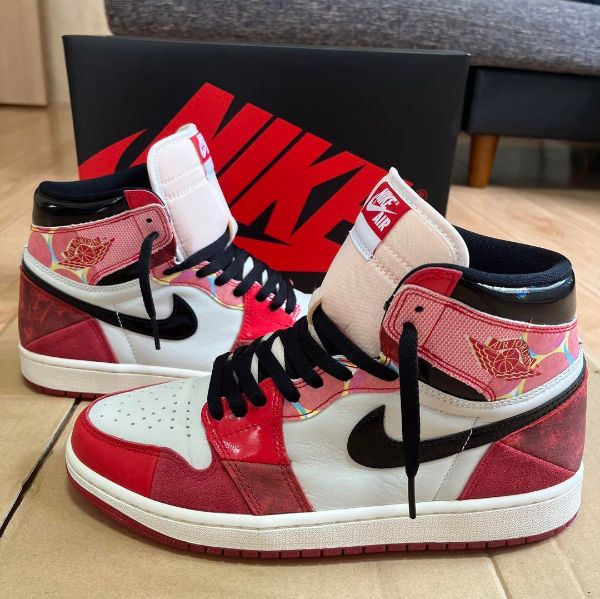 新品 Nike Air Jordan 1 High OG ナイキ✕スパイダーマン 27cm - メルカリ