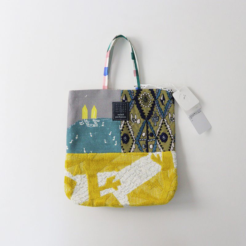 美品 ミナペルホネン mina perhonen toast bag piece トーストバッグ 