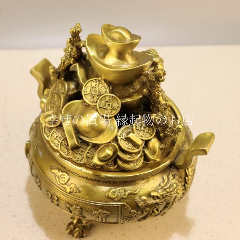 金属工芸　香炉　飾り物　縁起物 金属工芸 香炉 飾り物 縁起物