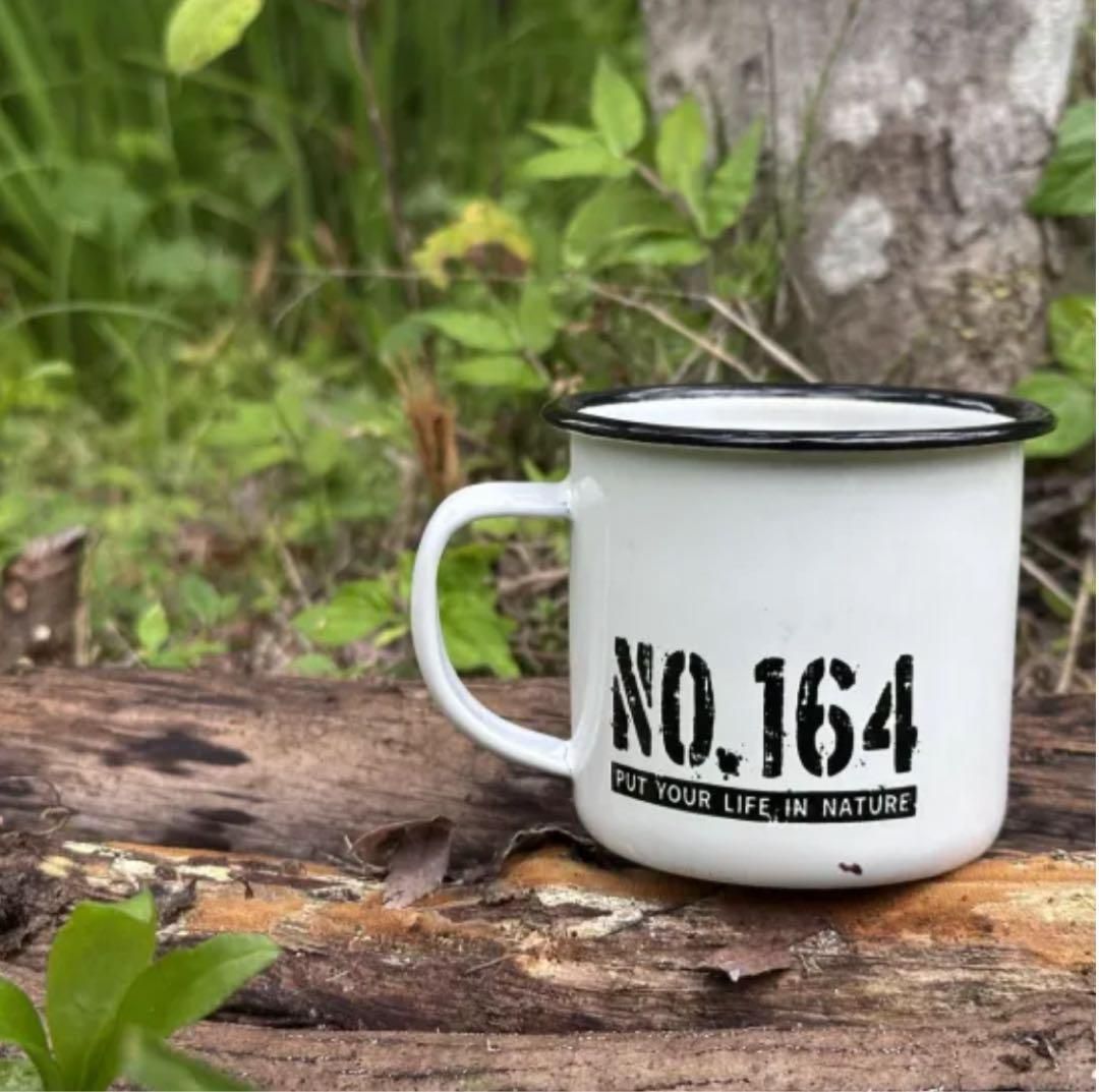 新品未使用 ヒロシ NO.164 野外独杯 マグカップ ホーロー ③ 新品 ヒロシ NO.164 野外独杯 マグカップ ホーロー 未開封品