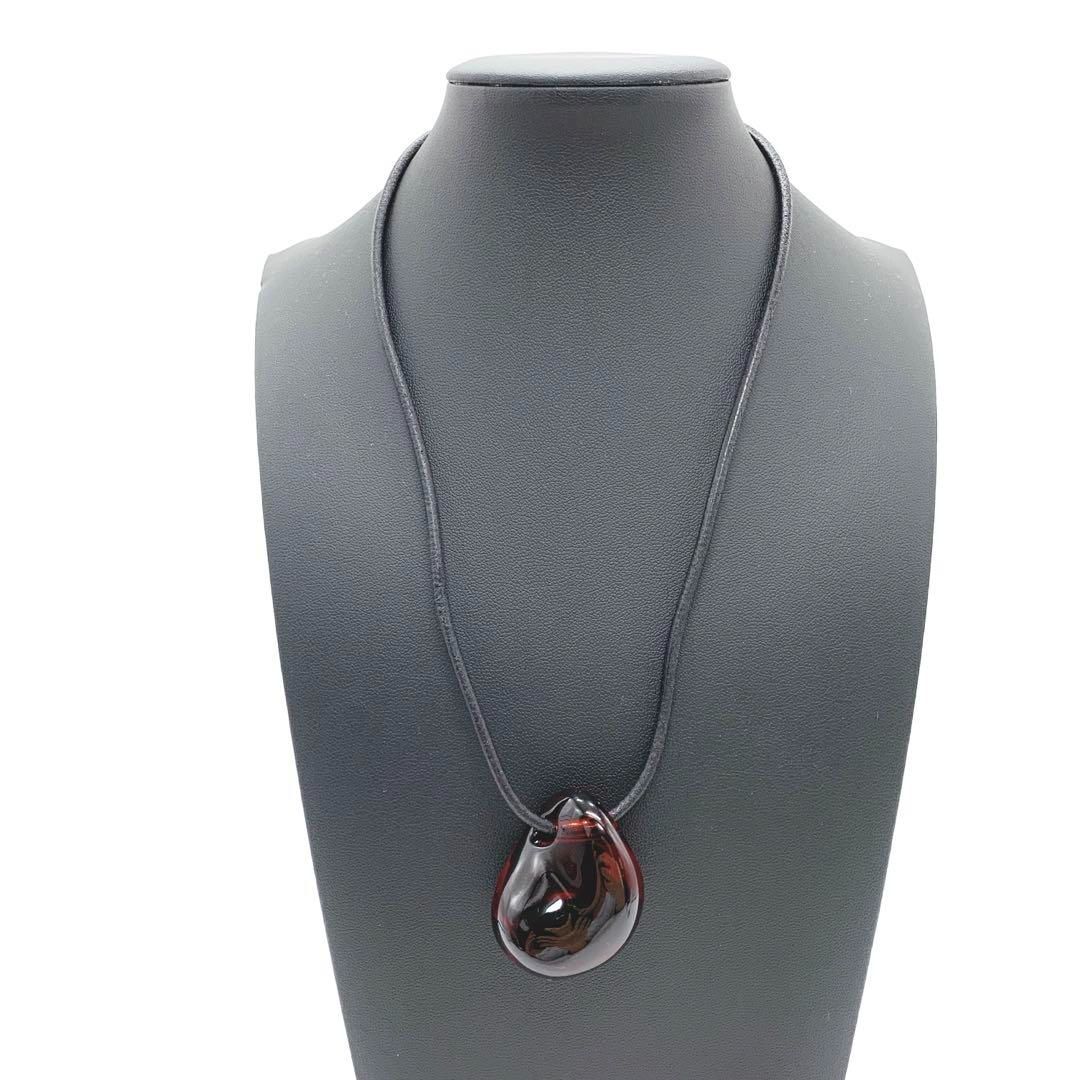 Baccarat バカラ ガレ ネックレス ペンダント レッド 赤 - メルカリ