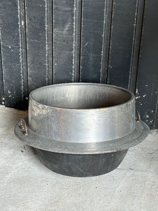 《ヴィンテージ 羽釜 釜 かまど 古民具 小道具 昭和レトロ ガーデニング オブジェ インテリア 店舗什器 ビンテージ》