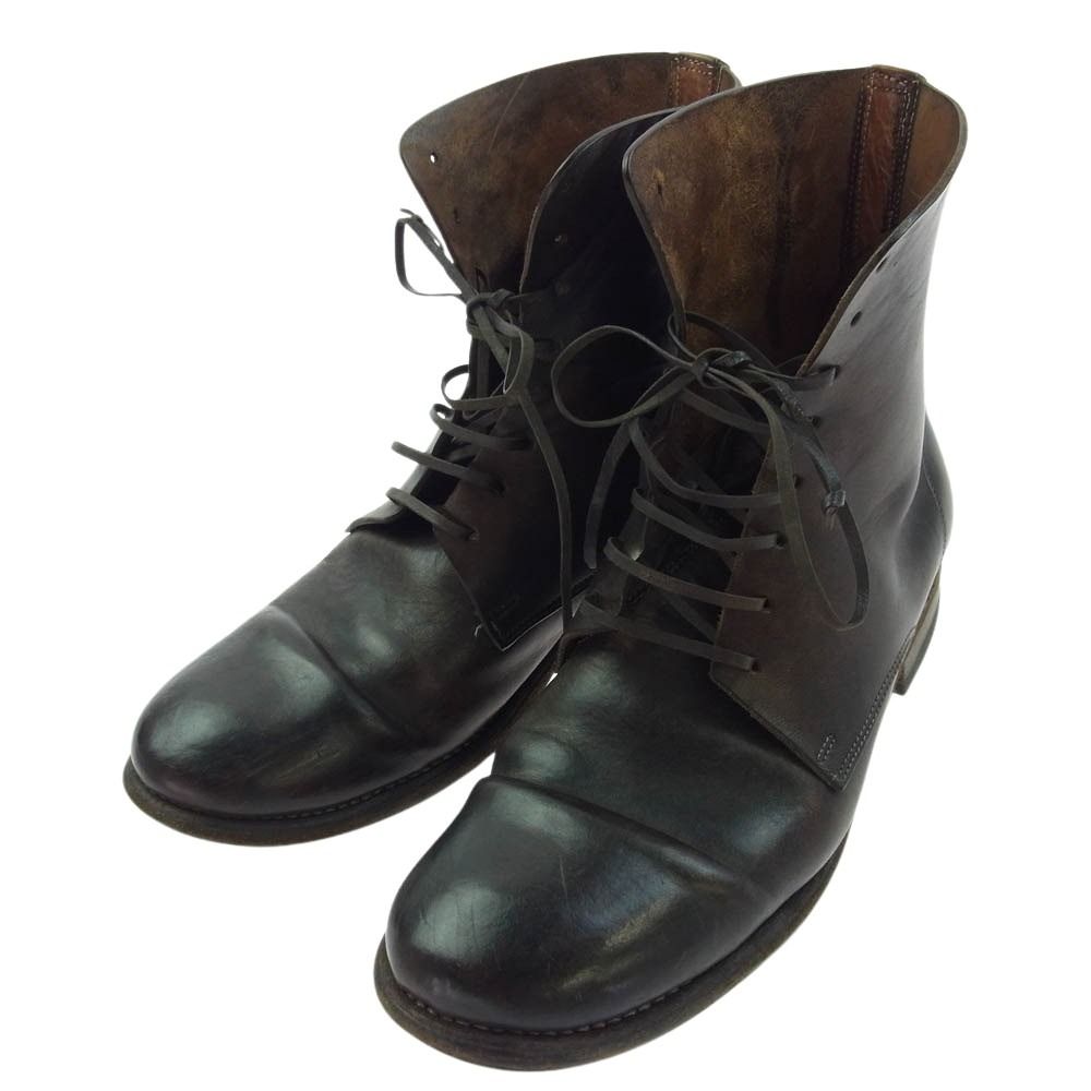 GUIDI グイディ レザー レースアップ ブーツ 39【中古】 - メルカリ 