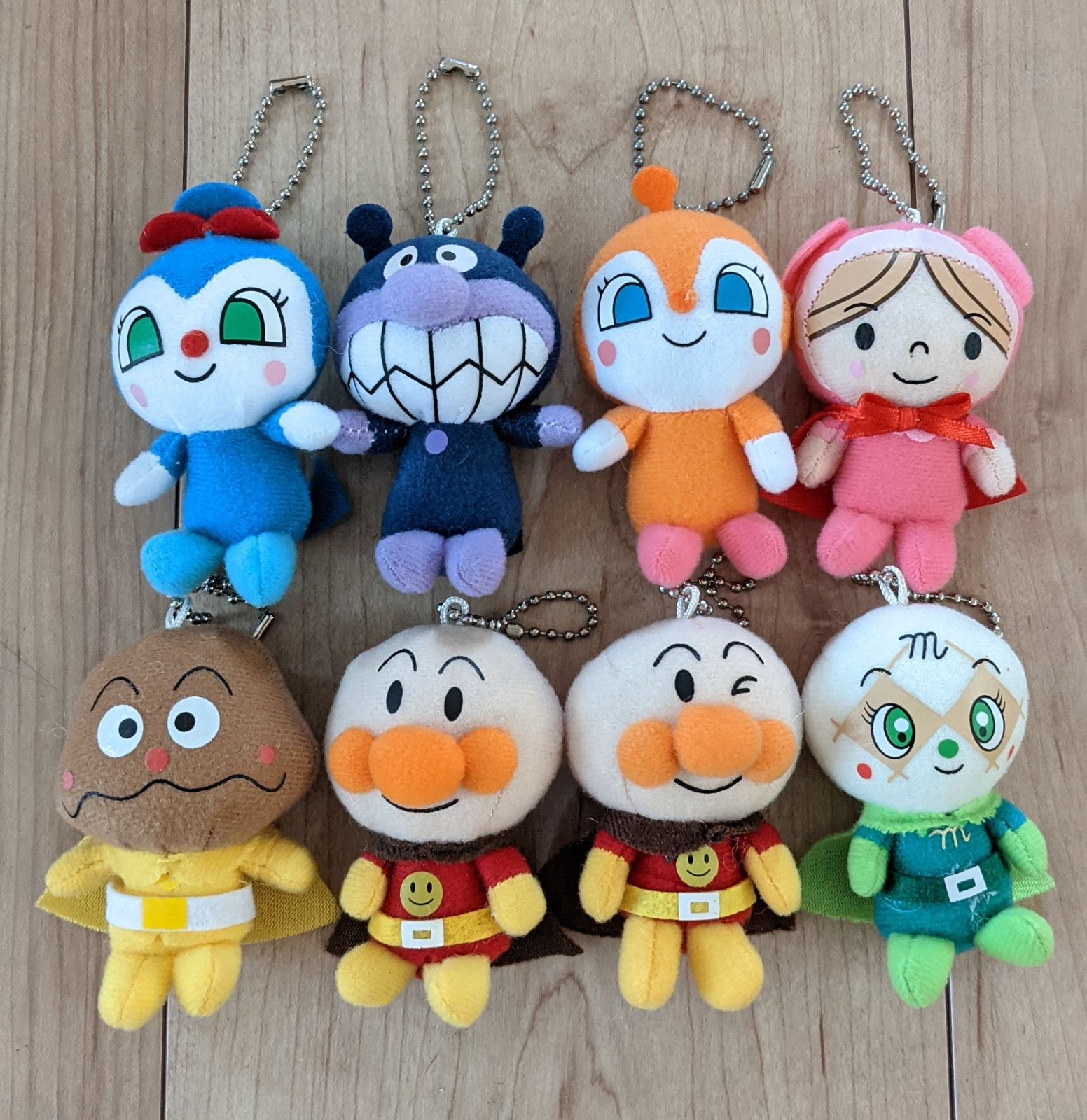 大特価　アンパンマン　ぬいぐるみ　セット　パペット　キーホルダー Amazon.co.jp: OKS-182303-8(7/バイキンマン) アンパンマン 吉徳