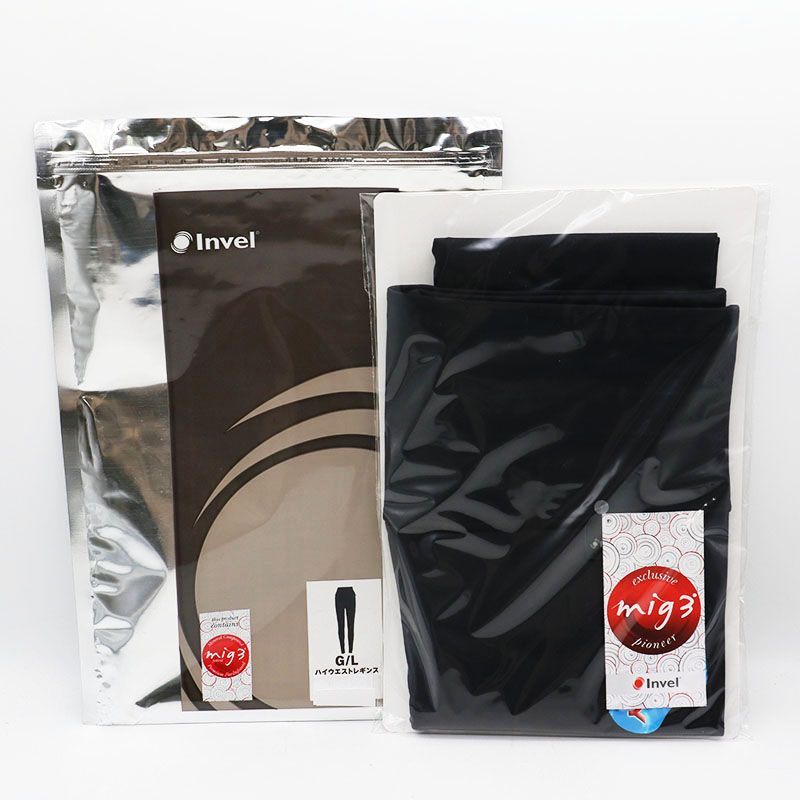 ♥ インヴェル Invel ハイウエスト レギンス G|L mig3 Invel SHORTS LOUNGE レギンス FEMALE G|L ブラック MR7-09-180