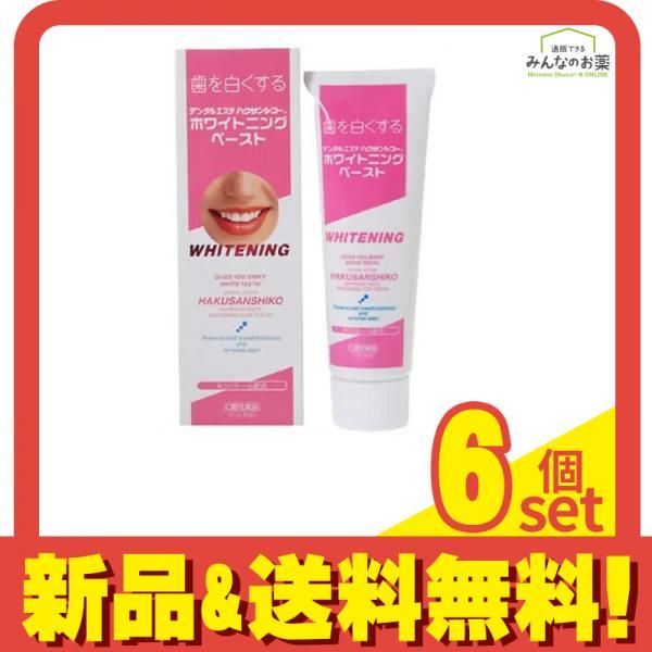 ハクサンシコー ホワイトニングペースト 90g 6個セット まとめ売り