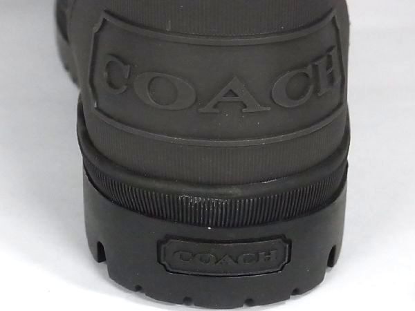 ■新品■未使用■ COACH コーチ シグネチャー キャンバス ブーツ サイズ 7.5 (約24.5cm) 靴 シューズ レディース ベージュ系  BG2387