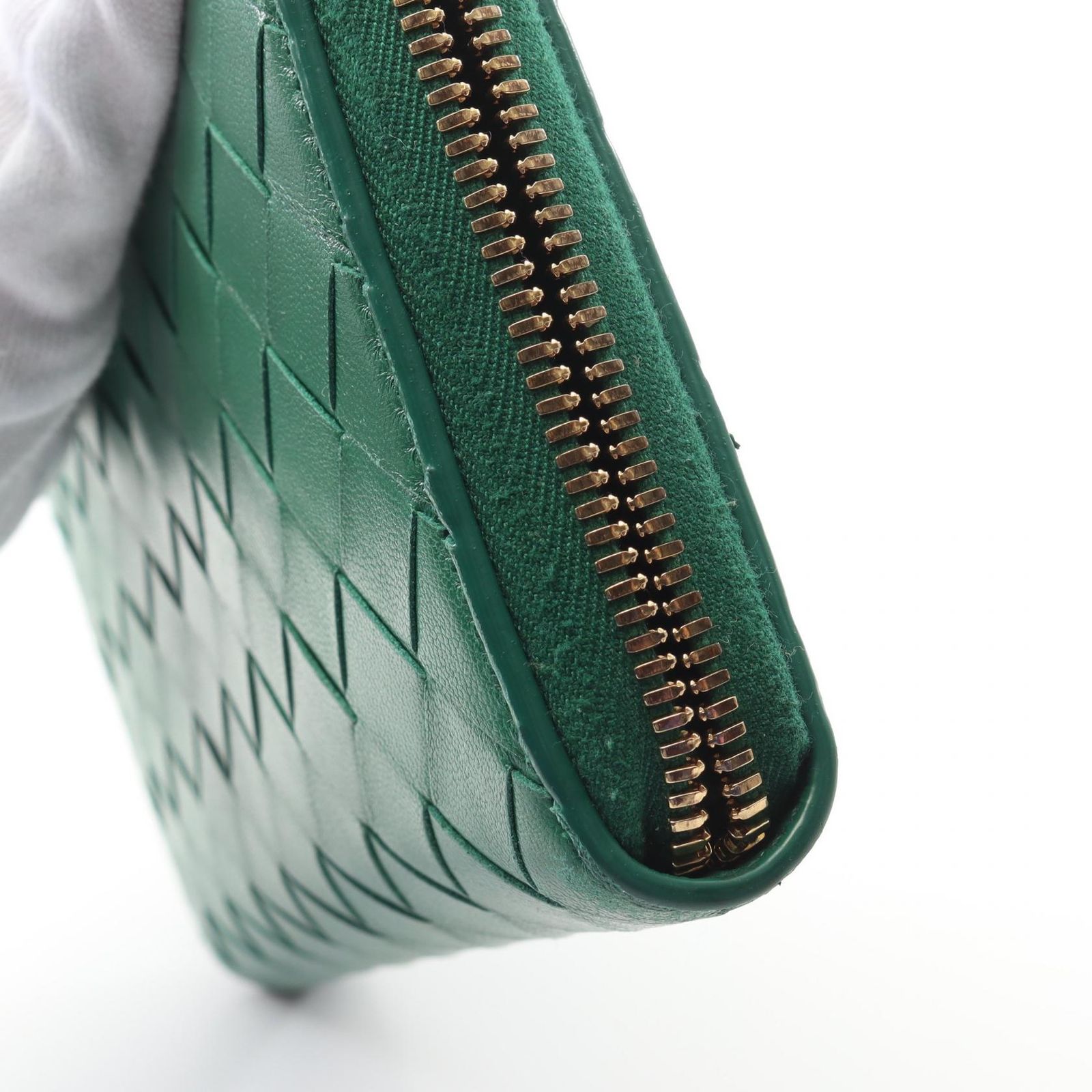 ボッテガヴェネタ BOTTEGA VENETA ラウンド長財布 イントレチャート 