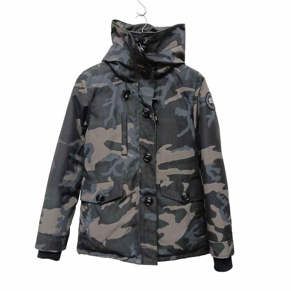 カナダグース ジャスパー ダウンジャケット LGサイズ カモフラ 迷彩柄 ファー カモフラージュ（迷彩） CANADA GOOSE(カナダグース) ダウン
