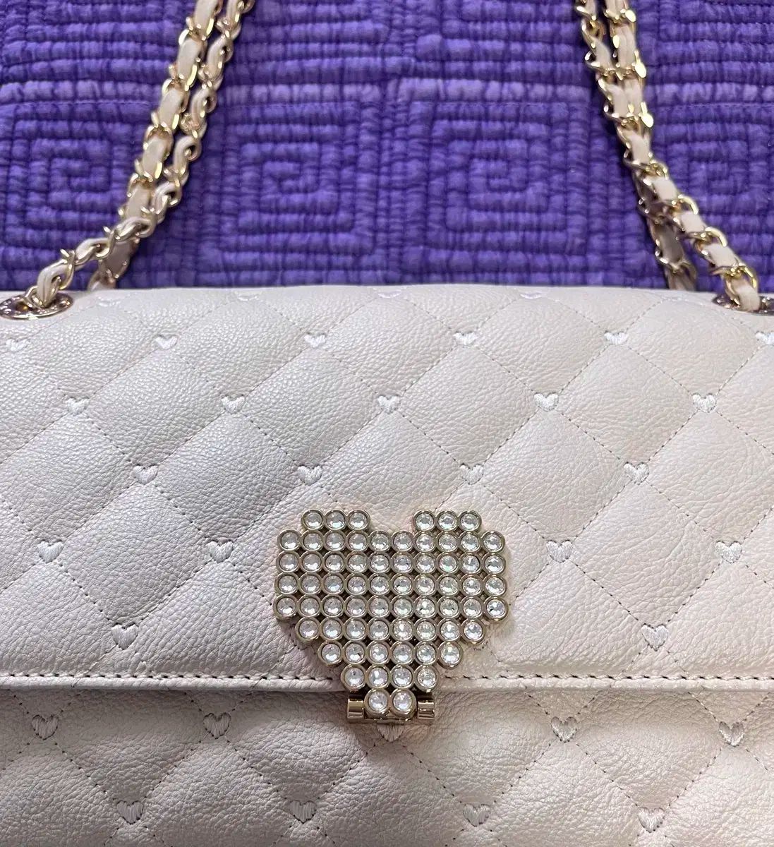 LOVCAT ラブキャット クリーム ショルダーバッグ