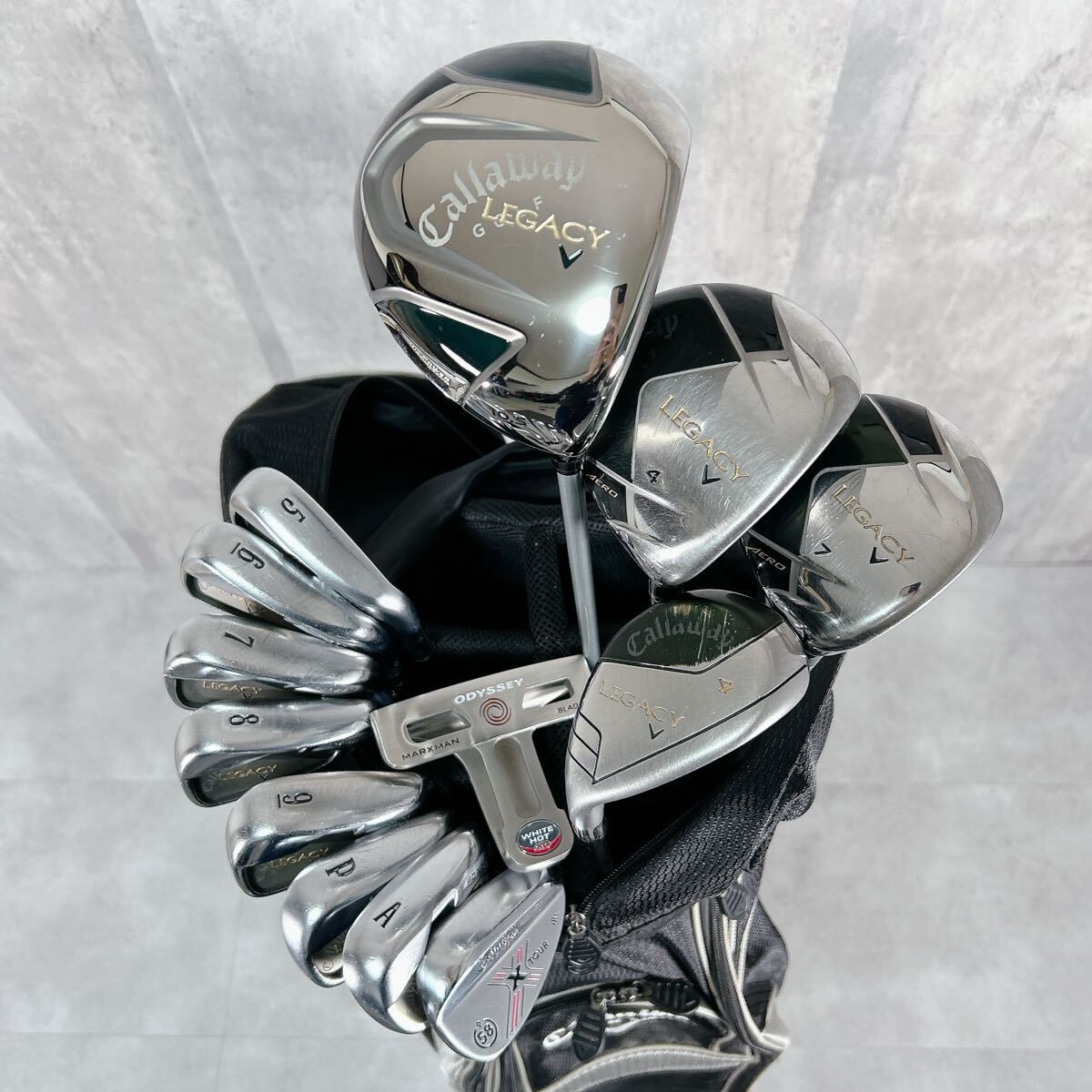 X985 キャロウェイ メンズ ゴルフ クラブ セット 14点 S200 黒 - メルカリ