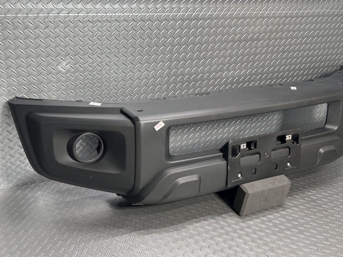 ジムニーシエラ純正フロントバンパー(新車外し) R7年新車外し品 ジムニーJB64新車外し純正フロントバンパー黒 XC