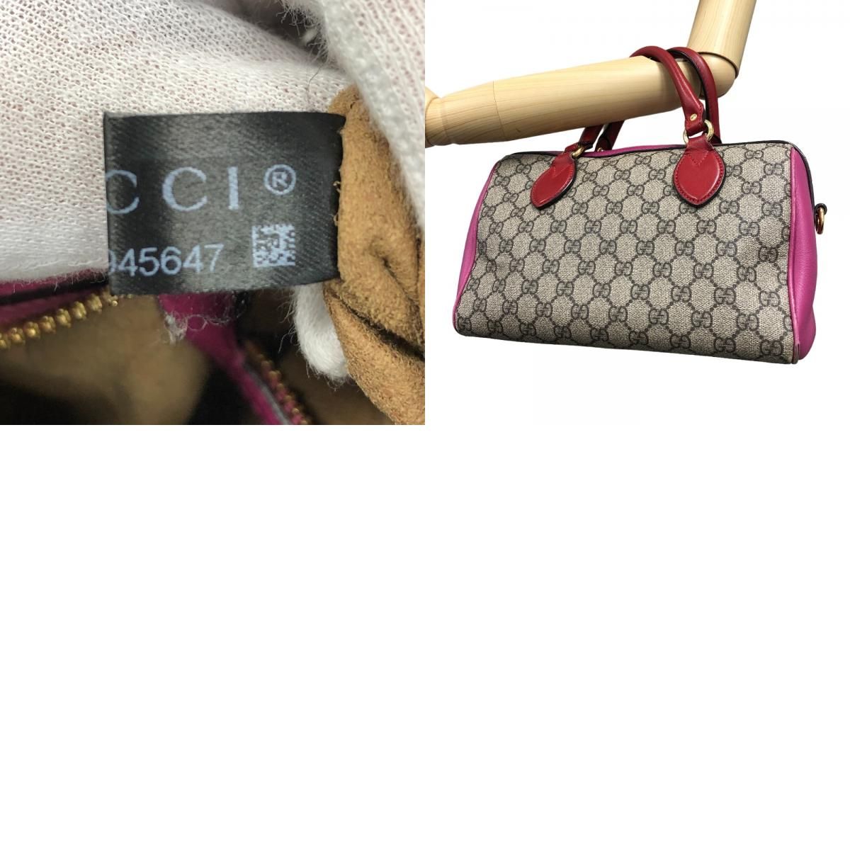 GUCCI/グッチ 409529 ハンドバッグ GGスプリーム レザー