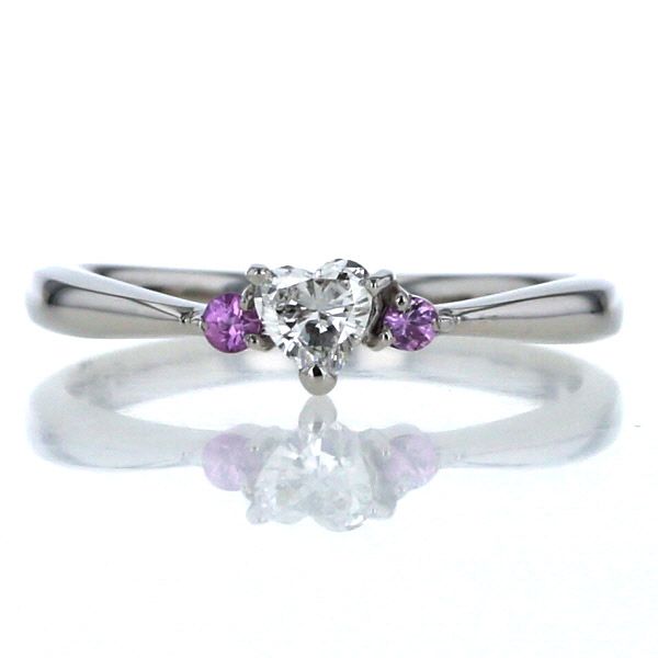 値下げ Pt900 プラチナ リング ダイヤモンド 0.13ct ピンク 値下げ Pt900 プラチナ リング ダイヤモンド 0.13ct ピンク