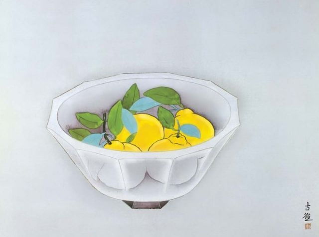 小林古径 木版画 赤絵 静物画 版画 絵画 額装　F 小林古径 木版画 赤絵 静物画 版画 絵画 額装 F - メルカリ