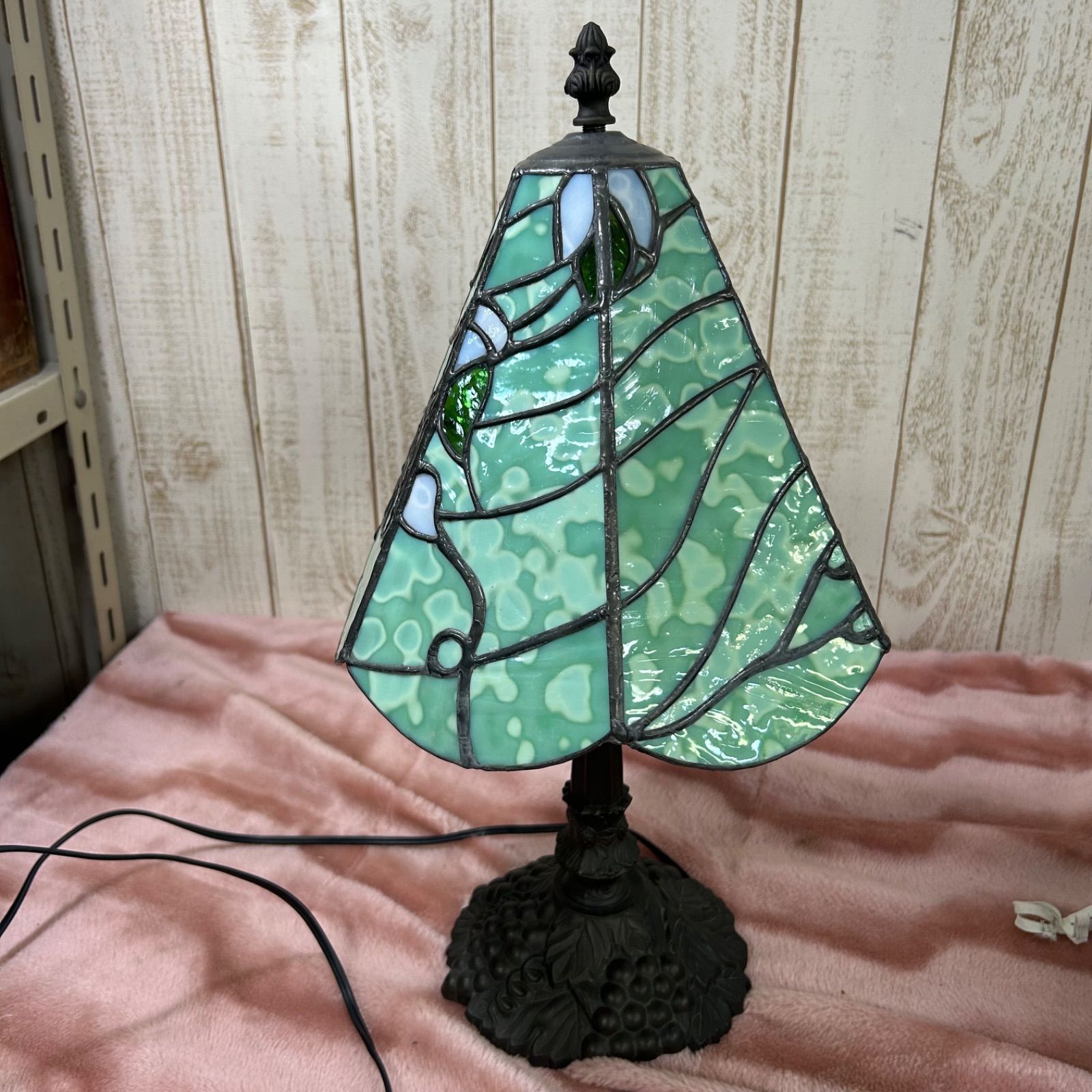 ステンドグラス ランプ 花柄 昭和レトロ - メルカリ