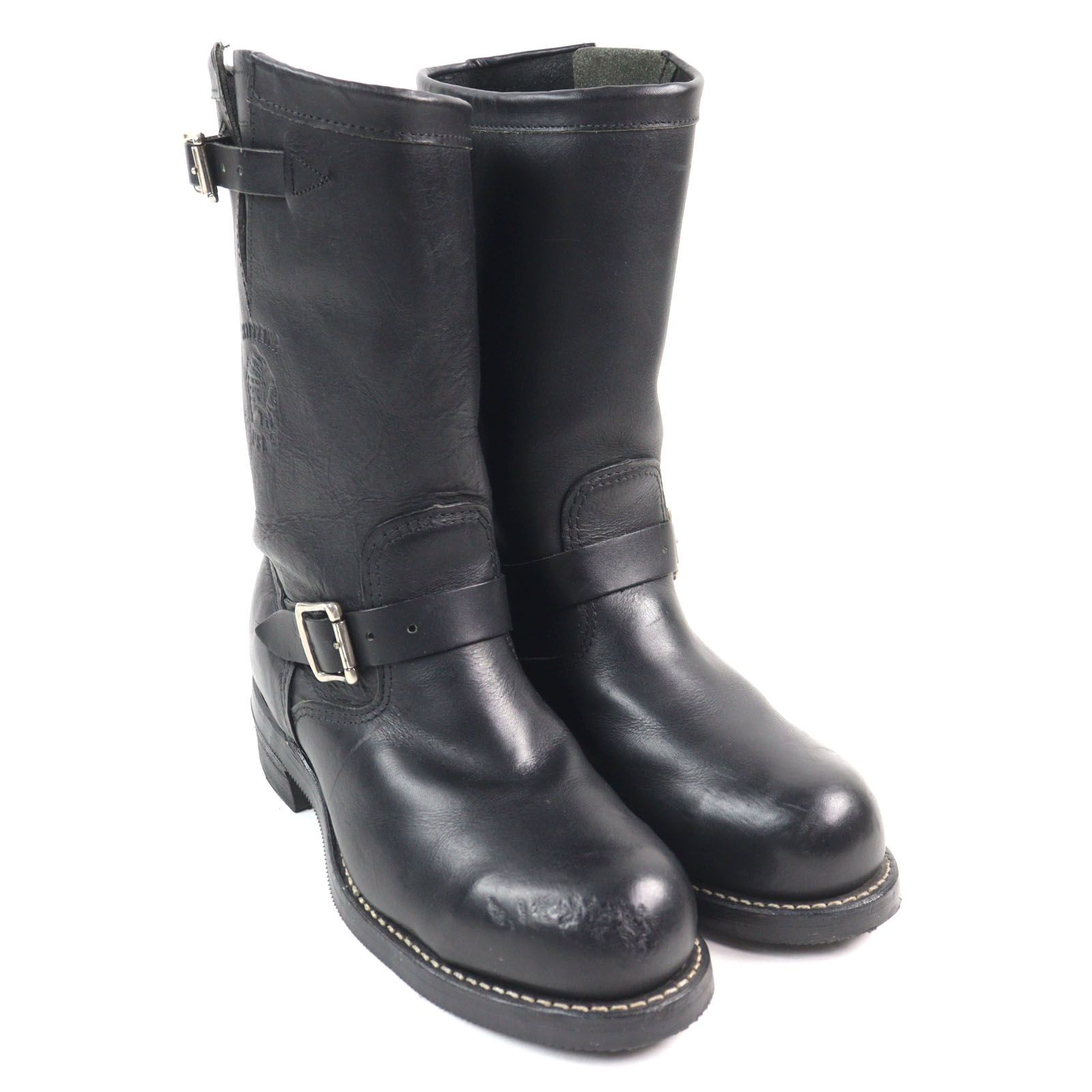 チペワ エンジニアブーツ 27863 pt83 黒タグ サイズ us6 2/1E 良品○Chippewa チペワ 27863 11'ENGINEER BOOTS レザー ロゴ