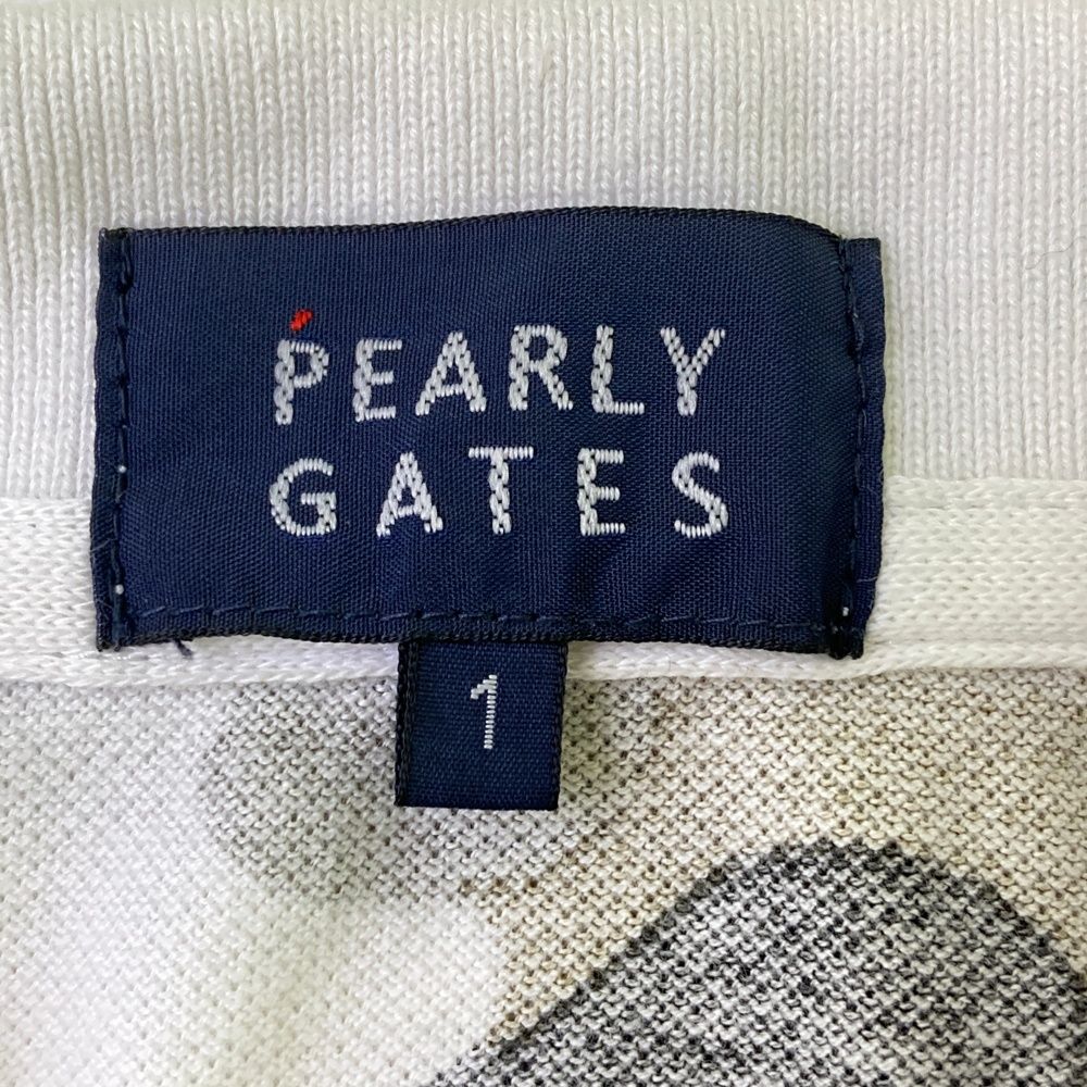 サイズ：1 PEARLY GATES パーリーゲイツ 半袖ポロシャツ ニコ