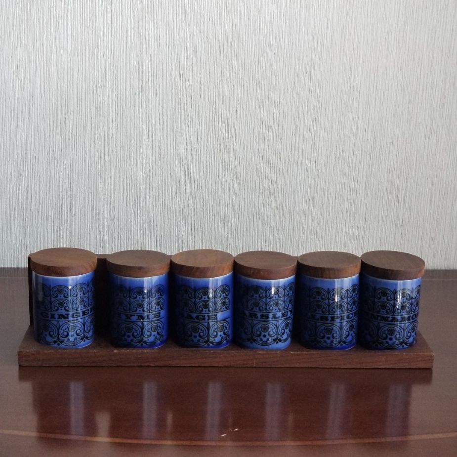 美品 ホーンジー/Hornsea Saffron スパイス容器 6個セット HORNSEA