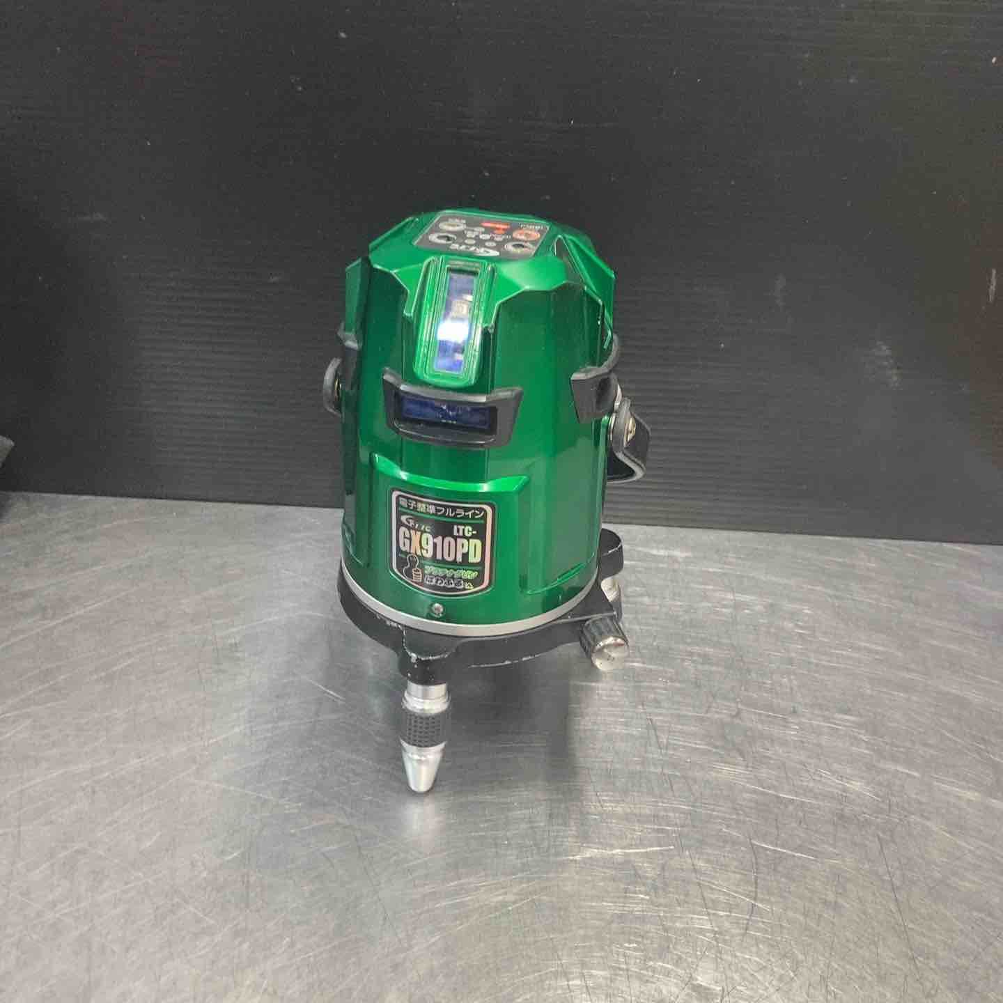 美品！テクノ販売 ST-GS3D フルライン グリーンレーザー墨出し器 美品/テクノ