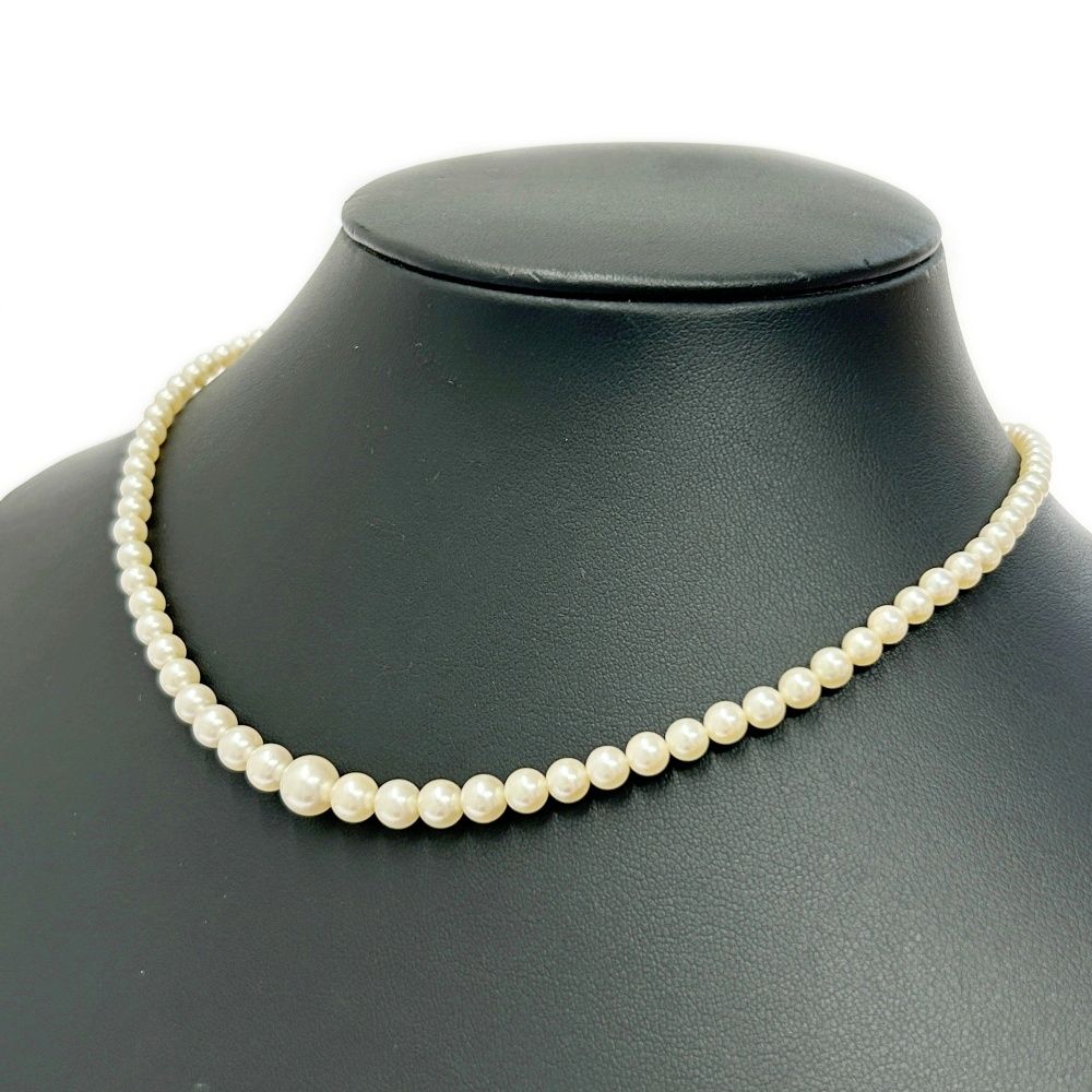 ミキモト　グラデーション　パールネックレス MIKIMOTO - ミキモト ネックレス パール 真珠 3.5-7.2mm