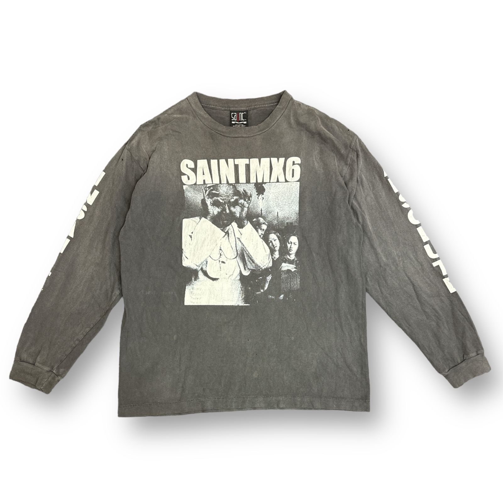 トップス saint michael 23ss SAINT MICHAEL 23SS SAINT MX6 L/S TEE