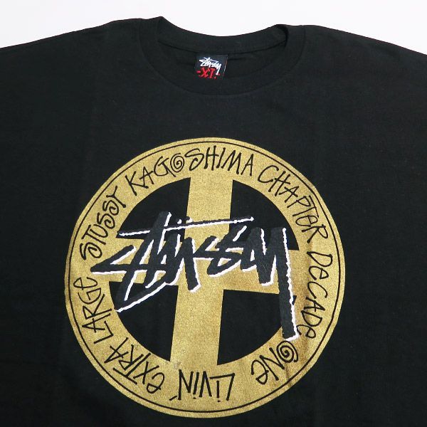 【新品・M】Stussy × FL 10th Tシャツ／黒・正規品 STUSSY ステューシー KAGOSHIMA DECADE ONE TEE 鹿児島チャプト