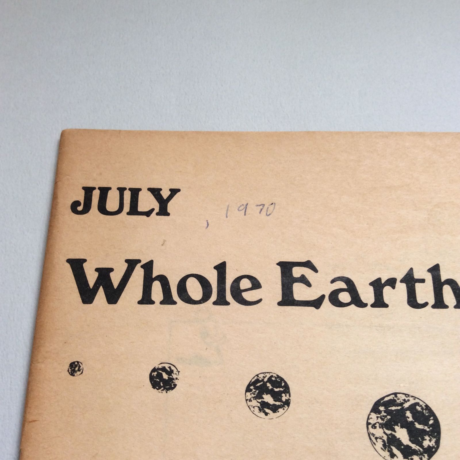 Whole Earth Catalog July 1970（ホールアースカタログ） - メルカリ