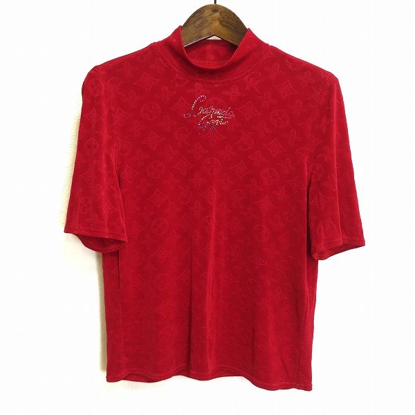 伊太利屋　カットソー　9号 伊太利屋 #snc イタリヤ Tシャツ カットソー 9 赤 半袖 ライン