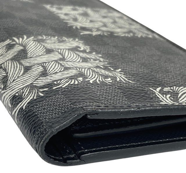ルイヴィトンダミエパターン ブラック 二つ折り財布 Amazon | (ルイ