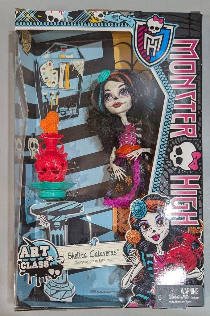 Mattel Monster High Art Class Skelita Calaveras