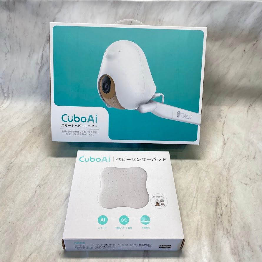 極美品】CuboAi 赤ちゃんねんね見守りセット スマートベビーモニター 