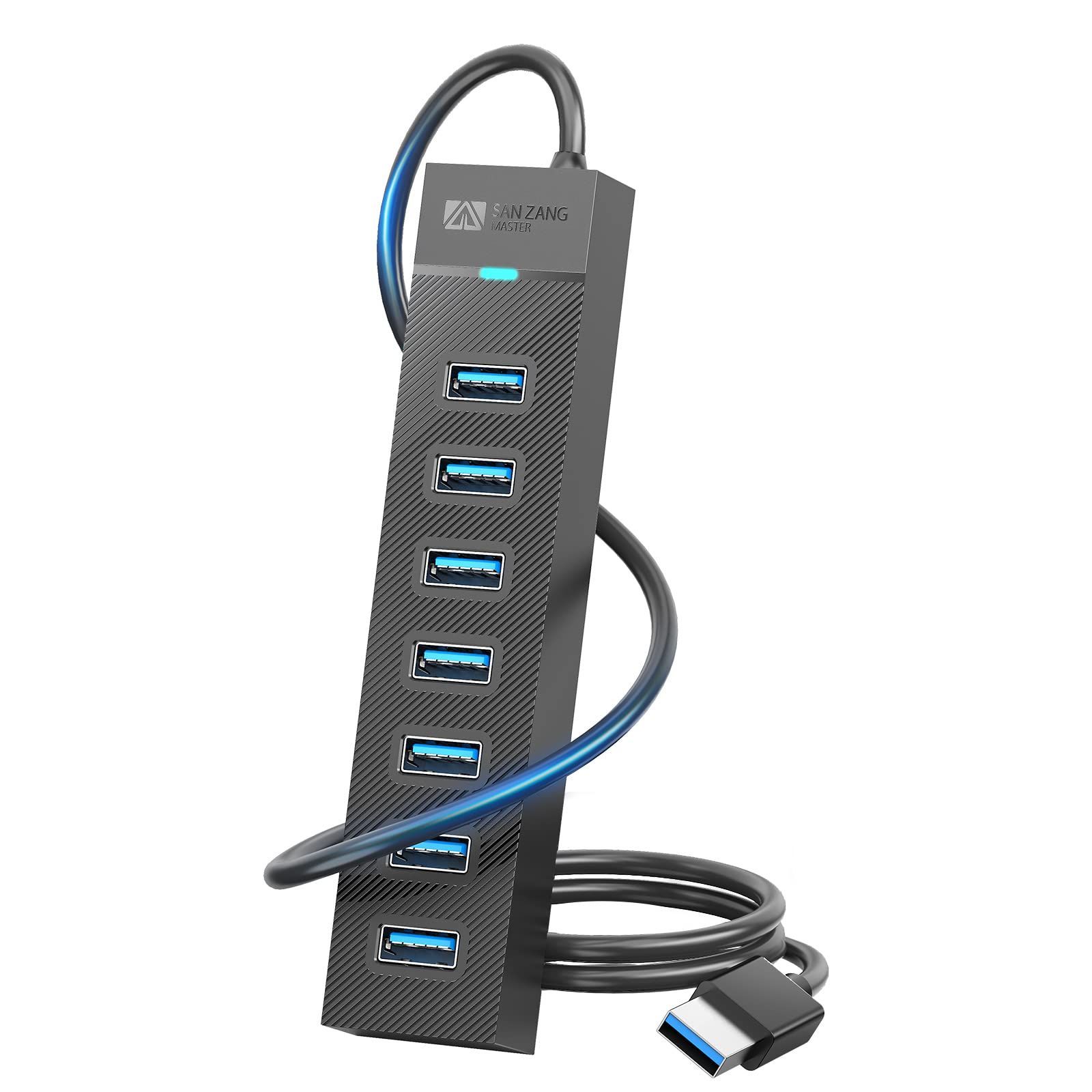 当社の SAN ZANG MASTER 7ポートUSB3.0 ハブ 50CM 5Gbps 4922.46円 PC